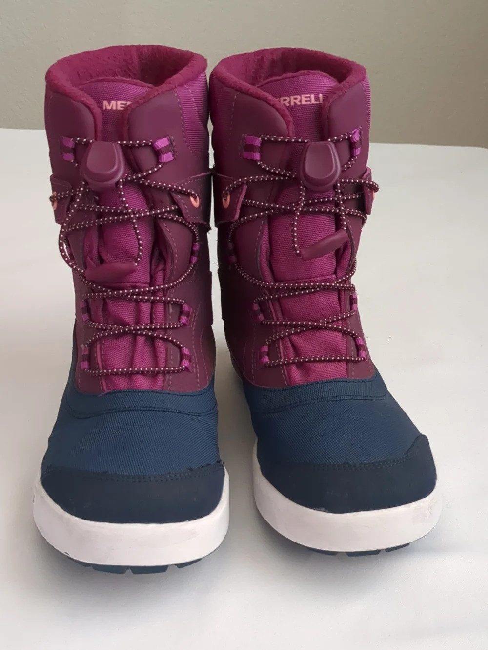 Merrell Snow Bank Winter Snow Girl's Boots Sz 4